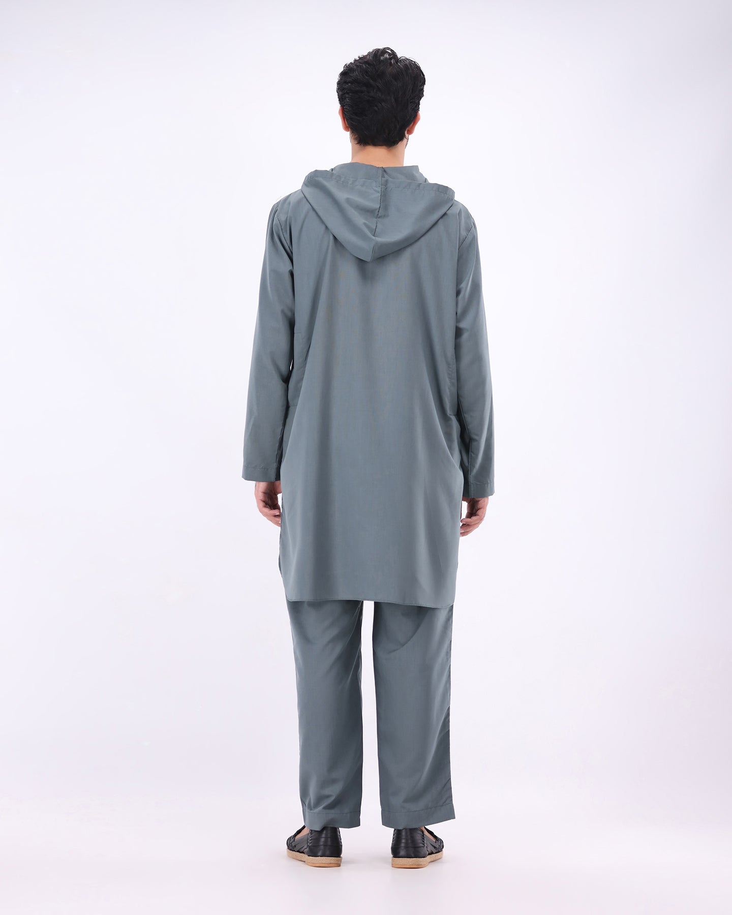 Nomad Hoodie Kurta Set – Teal  5.0