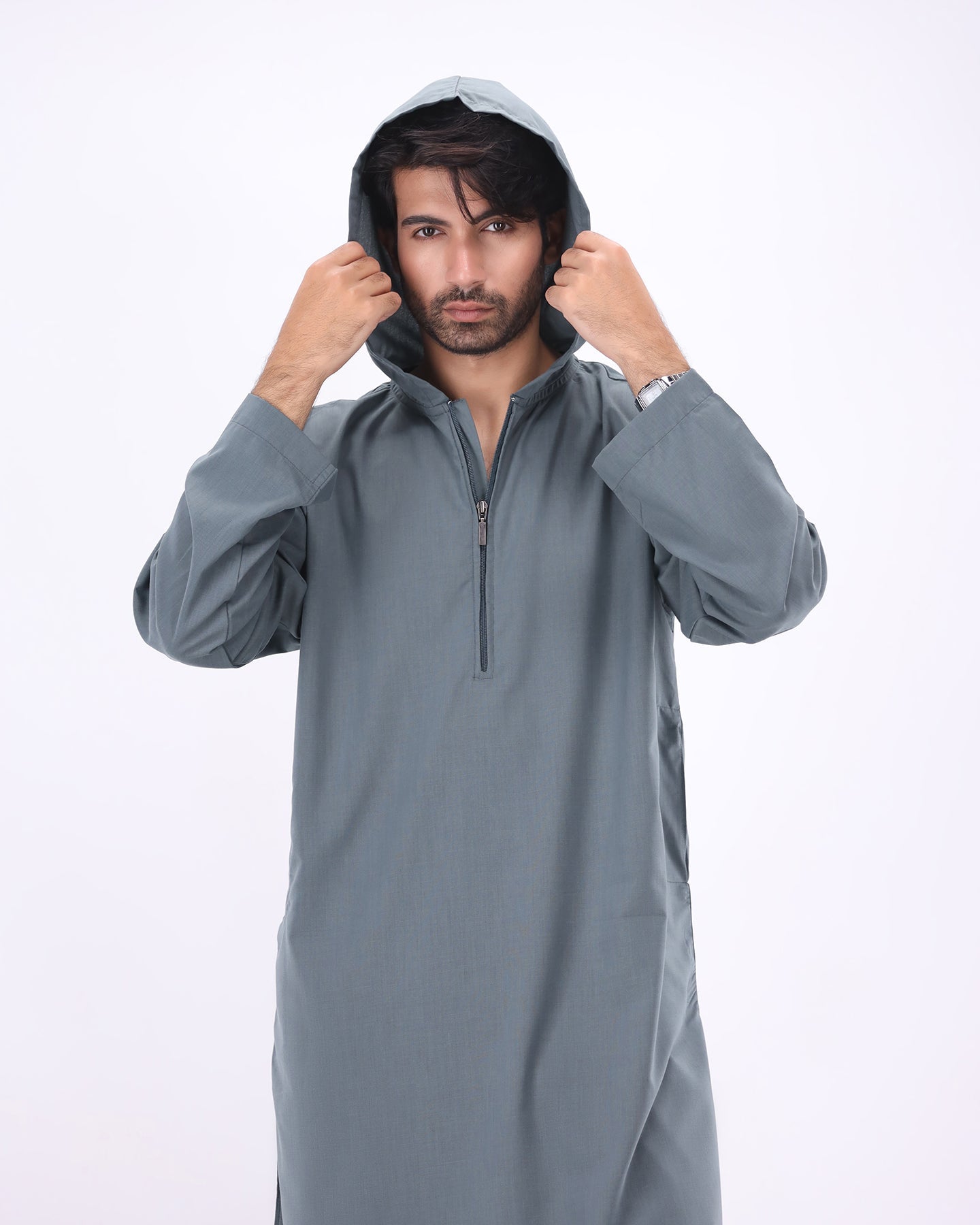 Nomad Hoodie Kurta Set – Teal  5.0