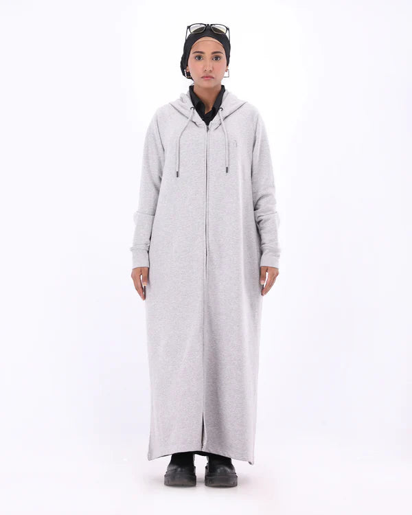 Halo Zipper - Heather Grey