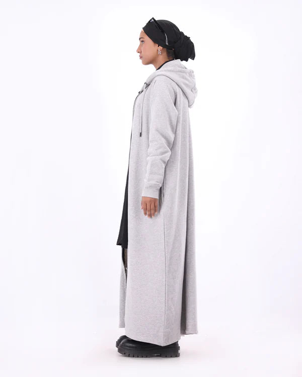 Halo Zipper - Heather Grey