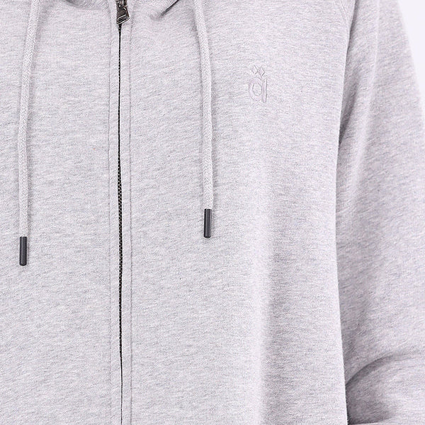 Halo Zipper - Heather Grey