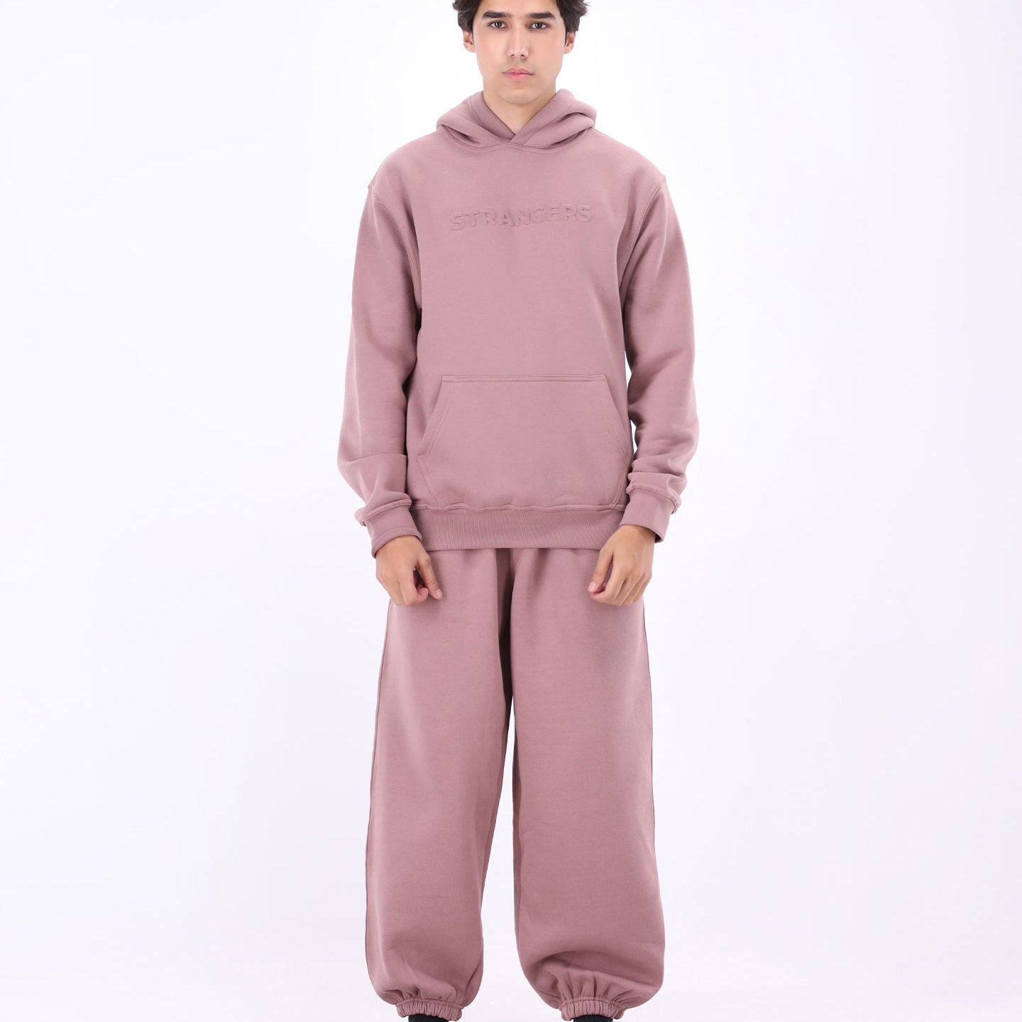 Strangers Hoodie - Tea Pink