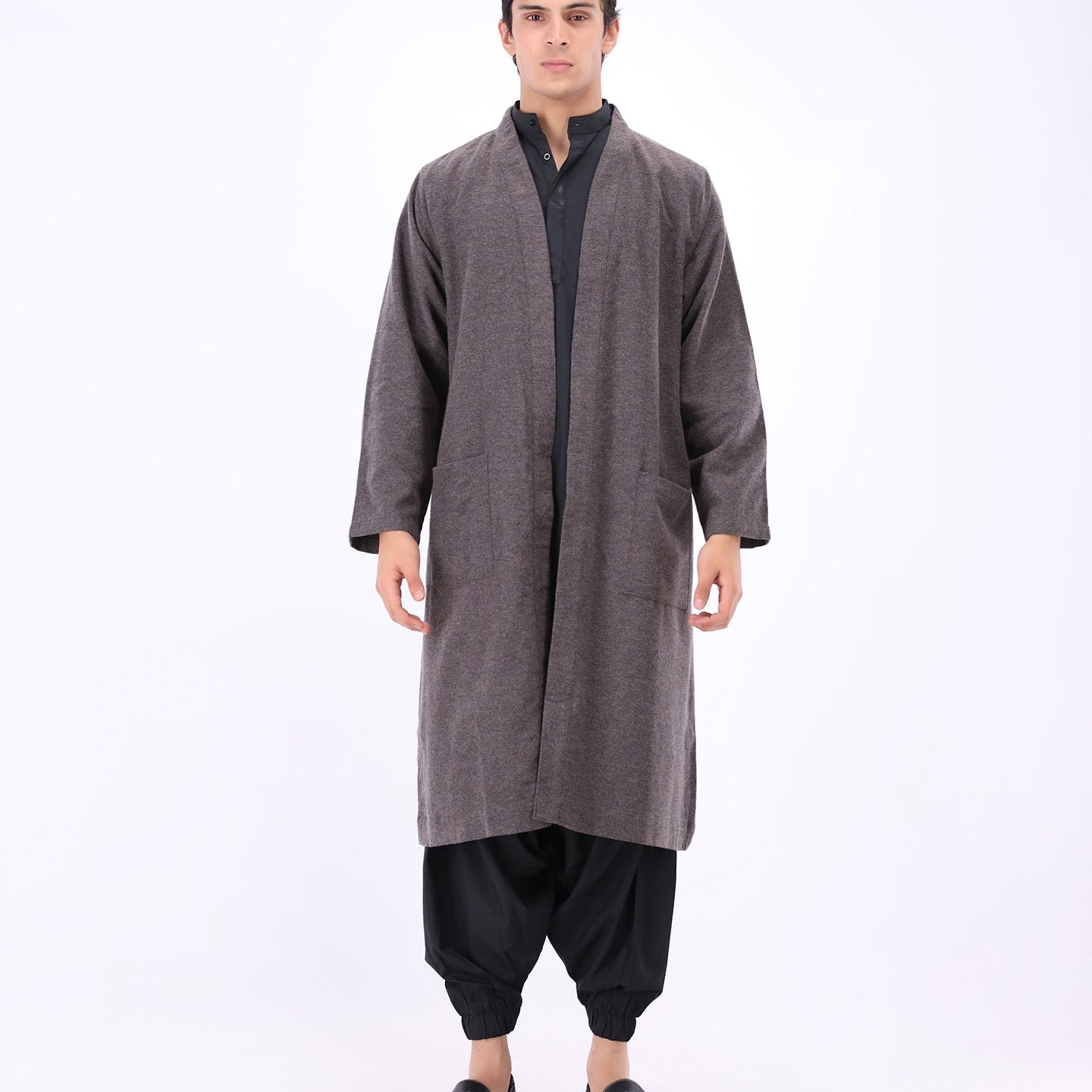 Wanderer Drape - Charcoal Grey