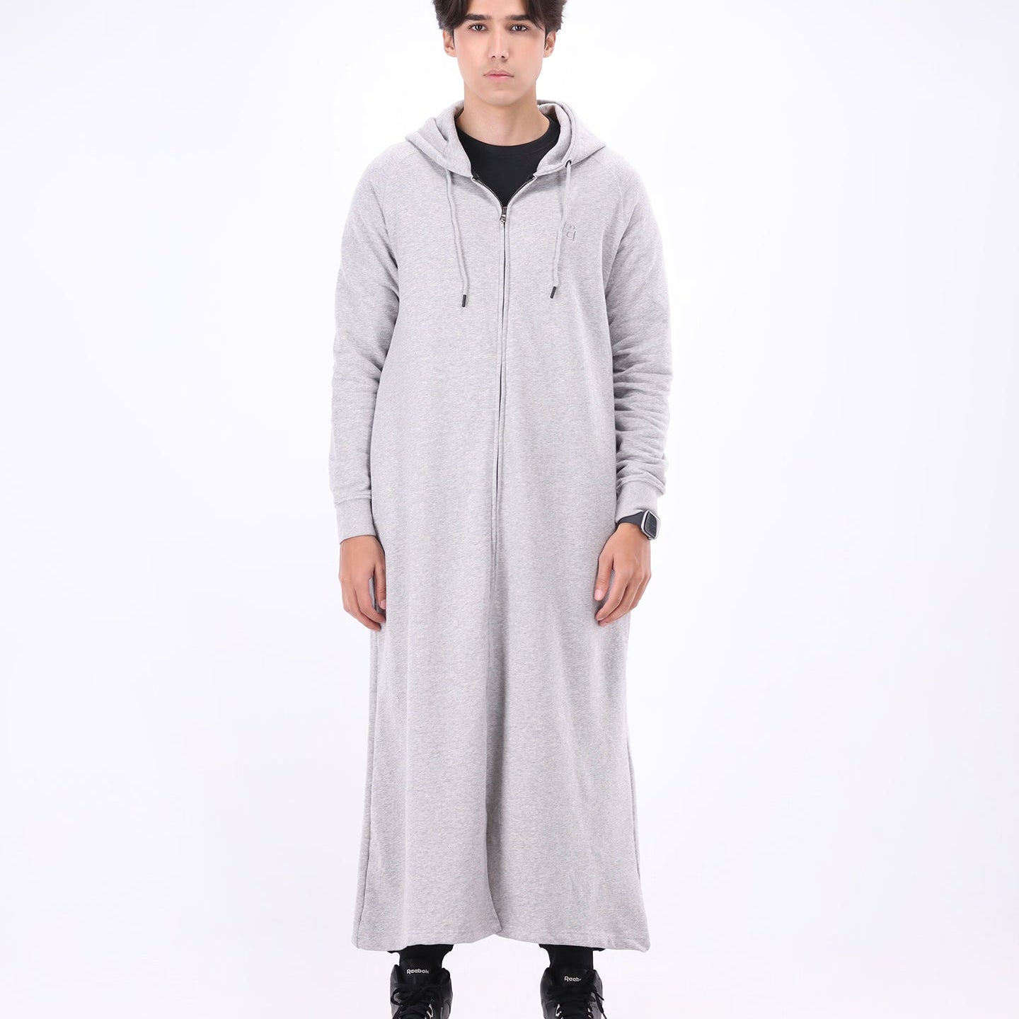 Halo Zipper - Heather Grey